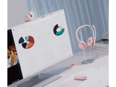 Headset Logitech H390 Pink (Quà tặng WD)