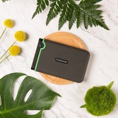 Ổ cứng di động HDD Transcend StoreJet Slim 25M3C 2.5" Type C 2TB TS2TSJ25M3C - Bảo hành 3 năm