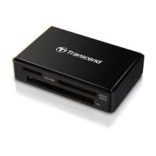 Đầu đọc thẻ nhớ USB 3.1 / 3.0 all-in-1 Reader Transcend F8 đen TS-RDF8K2 - Bảo hành 2 năm