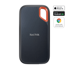 Ổ cứng di động SSD Sandisk Extreme Portable 2TB V2 E61 1050MB/s Đen SDSSDE61-2T00-G25 - Bảo hành 5 năm