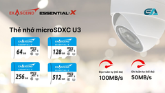 Thẻ nhớ microSDHC Exascend Essential-X 512GB C10, U3 upto 100MB/s ES512GTFU3MP - Bảo hành 5 năm
