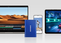 Ổ cứng di động SSD Samsung T7 Portable 1TB 1050MB/s Xanh Indigo MU-PC1T0H/WW - Bảo hành 3 năm