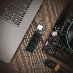 Ổ cứng gắn trong 500GB SSD115S M.2 2280, PCIe Gen3x4, Transcend (up to R/W: 3000/1600MB/s) - Bảo Hành 3 năm