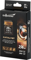 Thẻ Nhớ SDXC Exascend Catalyst 256GB C10 U3 V90 UHS-II SD upto 300MB/s EX256GSDU2 - Bảo hành 5 năm