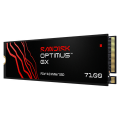 Ổ cứng gắn trong SSD SANDISK Optimus GX 7100 PCIe 1TB M2 2280 PCIe NVMe Gen 4.0 x4 upto 7250MB/s SDSP71100TAN-000E0 - Bảo hành 5 năm