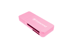 Đầu đọc thẻ nhớ USB 3.0 Reader Transcend TS-RDF5K (hồng) - Bảo hành 2 năm