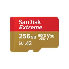 Thẻ nhớ MicroSDXC SanDisk Extreme 256GB A2 C10 U3 V30 UHS-I 190MB/s SDSQXAV-256G-GN6MNN - Bảo hành trọn đời