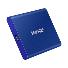 Ổ cứng di động SSD Samsung T7 Portable 2TB 1050MB/s Xanh Indigo MU-PC2T0H/WW - Bảo hành 3 năm