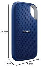 Ổ cứng di động SSD SanDisk Extreme Portable 4TB Royal Blue E61 USB 3.2 upto 1050MB/s  SDSSDE61-4T00-RR25 - Bảo hành 5 năm