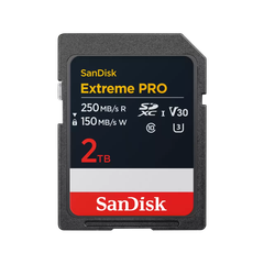 Thẻ nhớ SDXC SanDisk Extreme Pro 2TB V30 U3 UHS-I upto 250MB/s SDSDXXD-2T00-GN4IN - Bảo hành 7 năm