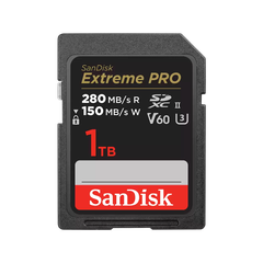 Thẻ nhớ SDXC SanDisk Extreme Pro 1TB V60 U3 UHS-II upto 280MB/s SDSDXEP-1T00-GN4IN - Bảo hành 7 năm
