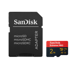Thẻ nhớ MicroSD SanDisk Extreme Pro 2TB V30 U3 A2 UHS-I upto 250MB/s SDSQXCD-2T00-GN6MA - Bảo hành 7 năm
