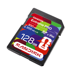 Thẻ nhớ SDXC SanDisk FIFA World Cup 2026 128GB V90 U3 UHS-II 300MB/s SDSDXDM-128G-GN4IH  - Bảo hành 7 năm