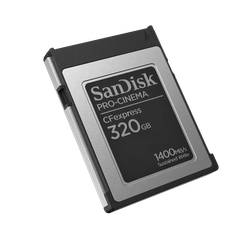 Thẻ nhớ CFexpress type B SanDisk PRO-CINEMA 320GB upto 1700MB/s SDCFEC-320G-GN4NN - Bảo hành 7 năm