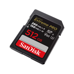 Thẻ nhớ SDXC SanDisk Extreme Pro 512GB V60 U3 UHS-II upto 280MB/s SDSDXEP-512G-GN4IN - Bảo hành 7 năm