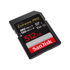 Thẻ nhớ SDXC SanDisk Extreme Pro 512GB V60 U3 UHS-II upto 280MB/s SDSDXEP-512G-GN4IN - Bảo hành 7 năm