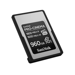 Thẻ nhớ CFexpress type A SanDisk  PRO-CINEMA PCIe-G4 960GB upto 1800MB/s SDCFEA-960G-GN4NN - Bảo hành 7 năm