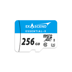 Thẻ nhớ microSDHC Exascend Essential-X 256GB C10, U3 upto 100MB/s ES256GTFU3MP - Bảo hành 5 năm
