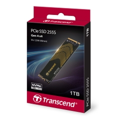 Ổ cứng gắn trong SSD Transcend TS1TMTE255S Heatsink 1TB M.2 2280 NVMe PCIe Gen4 x4 R/W 7400/6100MB/s - Bảo Hành 5 năm