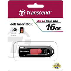 USB 2.0 Transcend Jet Flash 590K 16GB 5Gbps TS16GJF590K - Bảo hành 5 năm
