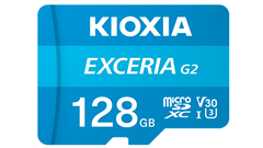 Thẻ nhớ MicroSD KIOXIA EXCERIA 128GB C10 UHS-I U3 V30 A1 upto 100MB/s LMEX2L128GG4 - Bảo hành 5 năm
