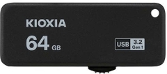 USB 3.2 KIOXIA TransMemory U365 64GB upto 150MB/s LU365K064GG4 Đen  - Bảo hành 5 năm