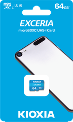 Thẻ nhớ MicroSD KIOXIA EXCERIA 64G C10 U1 upto 100MB/s LMEX1L064GG4 - Bảo hành 5 năm