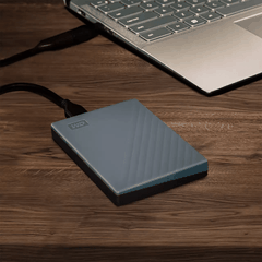 Ổ cứng gắn ngoài HDD Western Digital My Passport 2.5'' 5TB  USB 3.2- Type C WDBRMD0050BGY-WESN (Silicon Grey)-Bảo hành 3 năm