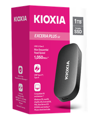 Ổ cứng di động SSD KIOXIA EXCERIA PLUS G2 Portable 1TB upto 1050MB/s LXD20K001TG8 - Bảo hành 3 năm