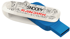 USB 3.2 OTG Sandisk Snoopy Phone Drive Type-C SDDDC6 256GB 100MB/s SDDDC6-256G-PS46 Màu Xanh - Bảo hành 5 năm