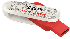 USB 3.2 OTG Sandisk Snoopy Phone Drive Type-C SDDDC6 128GB 100MB/s SDDDC6-128G-PS46 Màu Đỏ - Bảo hành 5 năm