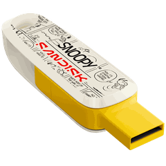 USB 3.2 OTG Sandisk Snoopy Phone Drive Type-C SDDDC6 64GB 100MB/s SDDDC6-064G-PS46 Màu Vàng - Bảo hành 5 năm