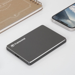 Ổ cứng di động HDD Transcend StoreJet Lightweight 25C3 2.5" 2TB 5Gbps Đen TS2TSJ25C3N -  Bảo hành 3 năm