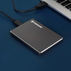 Ổ cứng di động HDD Transcend StoreJet Lightweight 25C3 2.5" 1TB 5Gbps Đen TS1TSJ25C3N -  Bảo hành 3 năm