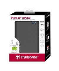 Hộp đựng / Box ổ cứng SATA III USB 3.1 Gen 1 Transcend TS0GSJ25CK3 - Bảo hành 2 năm