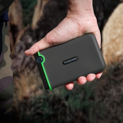 Ổ cứng di động HDD Transcend StoreJet Slim 25M3C 2.5" Type C 4TB TS4TSJ25M3C - Bảo hành 3 năm