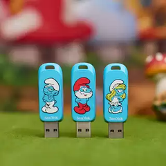 USB 3.2 Sandisk Smurfette Edition TypeA SDCZIS 256GB 130MB/s SDCZIS-256G-G46 xì trum - Bảo hành 5 năm