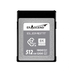 Thẻ Nhớ CFexpress Type B Exascend Element 512GB PCIe 3.0 upto 1800MB/s EXPC3S512GB - Bảo hành 3 năm