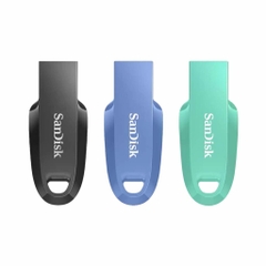 USB 3.2 Gen 1 Sandisk Ultra Curve SDCZ550 256GB 100MB/s SDCZ550-256G-G46 màu đen - Bảo hành 5 năm