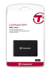 Đầu đọc thẻ nhớ All-in-1 USB 3.0/3.1 Transcend TS-F9K2 - Bảo hành 2 năm