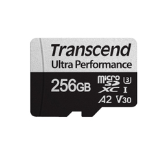 Thẻ nhớ MicroSDXC Transcend USD340S 256GB UHS-I U3 A2 upto 160MB/s TS256GUSD340S (kèm adaptor) - Bảo hành 5 năm