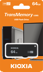 USB 3.2 KIOXIA TransMemory U365 64GB upto 150MB/s LU365K064GG4 Đen  - Bảo hành 5 năm