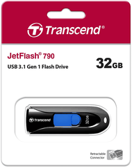 USB 3.1 Gen1 Transcend Jet Flash 790K 32GB 5Gbps TS32GJF790K - Bảo hành 5 năm