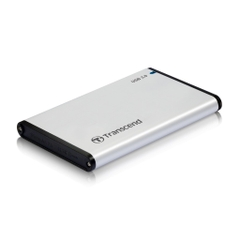 Hộp đựng / Box ổ cứng 2.5" Transcend TS0GSJ25S3 (bạc) - Bảo hành 2 năm