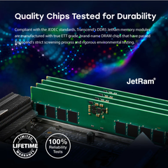 Ram Laptop Transcend 16GB JM DDR5 5600 SO-DIMM 1Rx8 2Gx8 CL46 1.1V JM5600ASE-16G - Bảo hành 3 năm