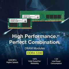 Ram Laptop Transcend 16GB JM DDR4 3200 SO-DIMM 2Rx8 1Gx8 CL22 1.2V JM3200HSB-16G - Bảo hành 3 năm