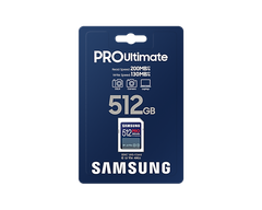 Thẻ nhớ SDXC Samsung PRO Ultimate UHS-I 512GB 200MB/s MB-SY512S/WW - Bảo hành 10 năm