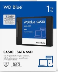 SSD gắn trong SSD WD 2.5 inch SATA III 1TB Blue SA510 upto 560MB/s WDS100T3B0A-00AXR0 - Bảo Hành 5 năm