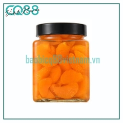 Hũ thủy tinh Vuông nắp cao 730ml
