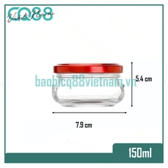 Hũ thủy tinh HMB 150ml